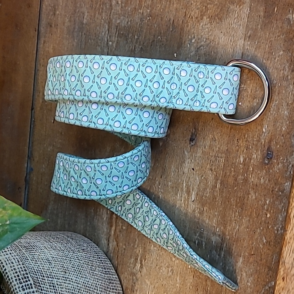 Vineyard Vines Light Blue Patterned Belt